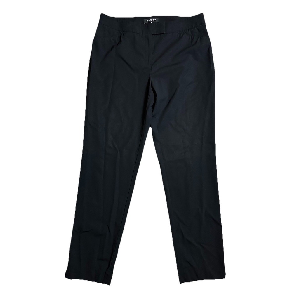 LaFayette 148‎ Women's SIZE 4 Black Irving Dress Pants Career Quiet Luxury